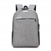 Backpack Male USB Charging Backpack Splashing Water Business Casual Computer Bag 15.6 Inch Anti-theft Backpack