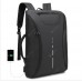 Fashion Men's Waterproof Outdoor Travel Backpack USB Charging Leisure Computer Bag