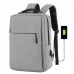 Light Business Oxford Cloth Waterproof Backpack USB Charging Computer Backpack