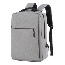 Light Business Oxford Cloth Waterproof Backpack USB Charging Computer Backpack