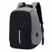 Men's Backpack Business Travel Anti-theft Computer Bag 15.6-inch Waterproof USB Charging Backpack