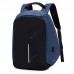 Men's Backpack Business Travel Anti-theft Computer Bag 15.6-inch Waterproof USB Charging Backpack