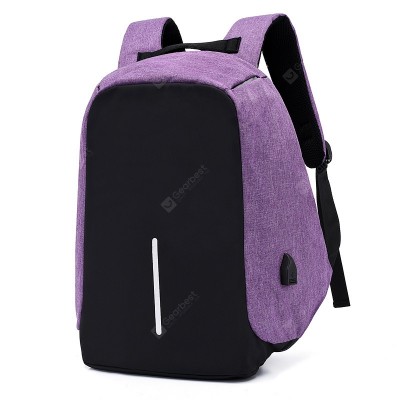 Men's Backpack Business Travel Anti-theft Computer Bag 15.6-inch Waterproof USB Charging Backpack