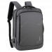 Men's Backpack Waterproof Nylon Business Travel Shoulders Bag Multifunctional USB Computer Backpack