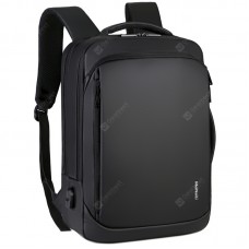 Men's Backpack Waterproof Nylon Business Travel Shoulders Bag Multifunctional USB Computer Backpack