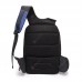 Waterproof Backpack with Lock Men's USB Anti-theft Casual Shoulder Bag