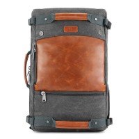 Large Capacity Multi Purpose Shoulder Bag Diagonal Mobile Canvas Backpack Man