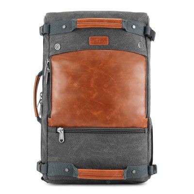 Large Capacity Multi Purpose Shoulder Bag Diagonal Mobile Canvas Backpack Man