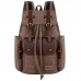 Men Canvas Shoulder Bag Computer Backpack Vintage Crazy Horse Leather Man Bag Backpack