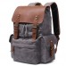 Men Computer Backpack Vintage Canvas Shoulder Bag