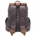 Men Computer Backpack Vintage Canvas Shoulder Bag