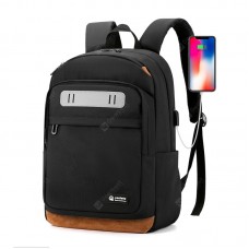 Men's Casual Business Bag Waterproof Travel Bag Outdoor Rechargeable High-capacity Backpack