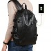 Men's Korean Fashion Backpack Simple Computer Bag Gym Bag