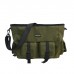 Unisex Crossbody Bag Solid Color Horizontal Square Zipper Casual Shoulder Pack
