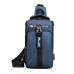 Men Backpack Fashion Casual Chest Pack Multifunction USB Charging Messenger Bag