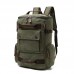 Men's Canvas Backpack Large Capacity Computer Bag Casual Multi-purpose Korean Trend Travel Backpack