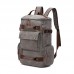 Men's Canvas Backpack Large Capacity Computer Bag Casual Multi-purpose Korean Trend Travel Backpack