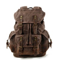 Outdoor Shoulder Bag Leisure Travel Backpack Schoolbag Large Capacity Canvas Bag