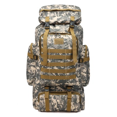 Outdoor Waterproof Mountaineering Bags Large Capacity Camouflage Shoulder Bag Hiking Backpack Bags