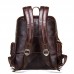 Retro Crazy Horse Leather Men's Backpack