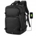 Waterproof Coating Shoulder Bag Men's Backpack Large Capacity Outdoor Travel Bag