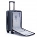 20 Inch Men Carry On Laptop Small Travel Suitcase Cabin Trolley Case Luggage Box Pure Pc