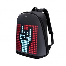 Pixel Art Backpack with Customizable LED Screen by APP Control Waterproof for Biking Hiking Outside Activity Big Storage