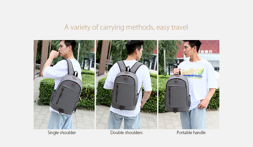 Men Large-capacity Backpack A variety of carrying methods, easy travel