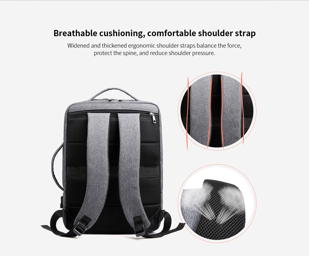 Waterproof Nylon Travel Bag Large Capacity Backpack Breathable cushioning, comfortable shoulder strap