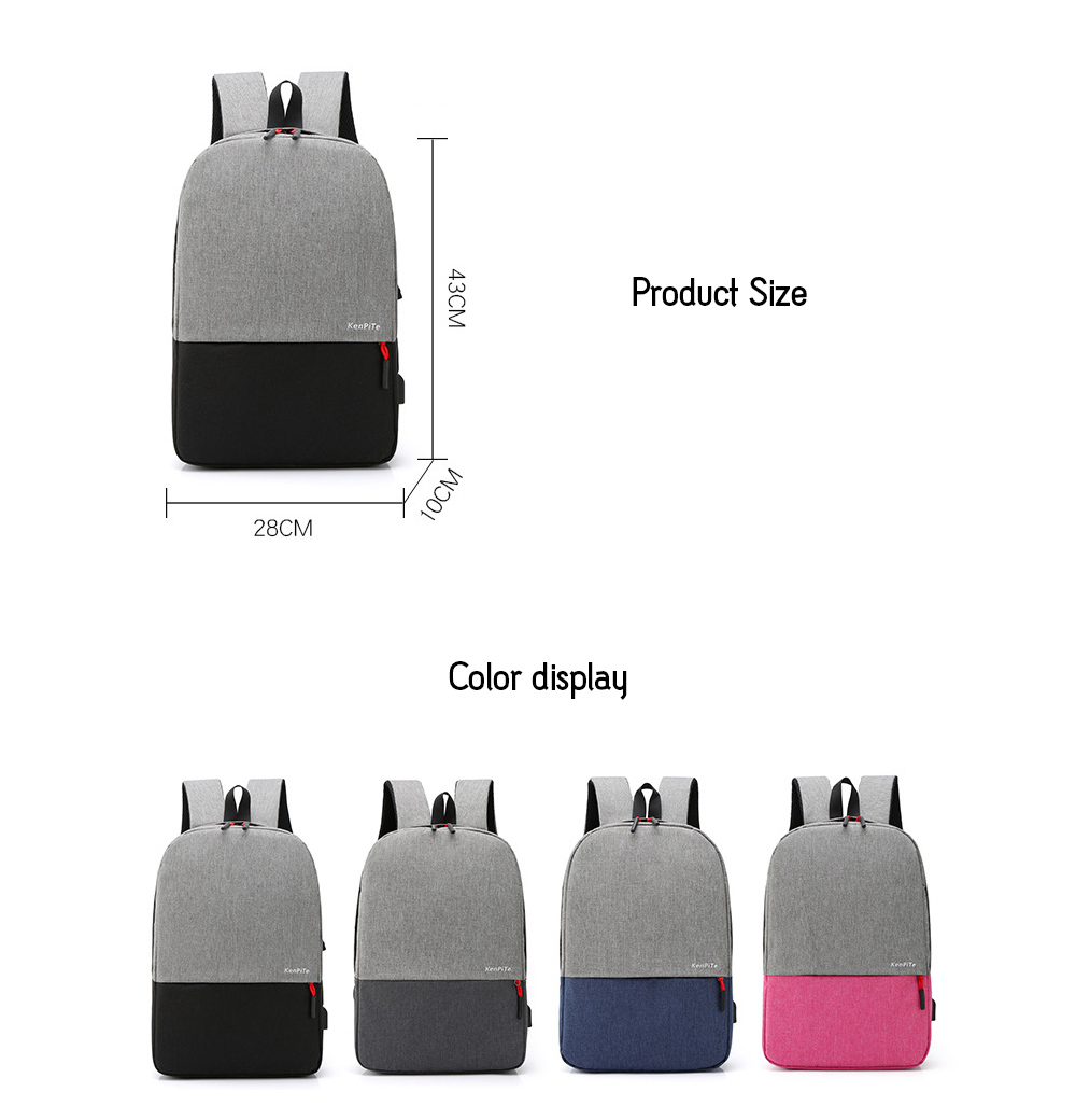 Backpack Korean Fashion Travel Bag size and color