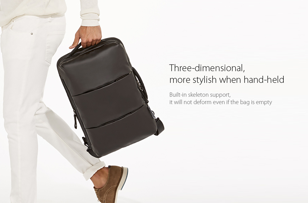 Backpack Wear-resistant Breathable Shoulder Bag Three-dimensional, more stylish when hand-held