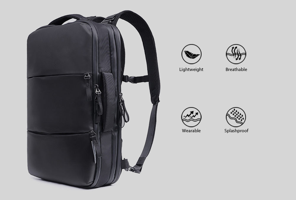 Backpack Wear-resistant Breathable Shoulder Bag Full side opening design