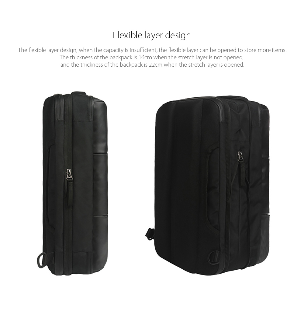 Backpack Wear-resistant Breathable Shoulder Bag Flexible layer design