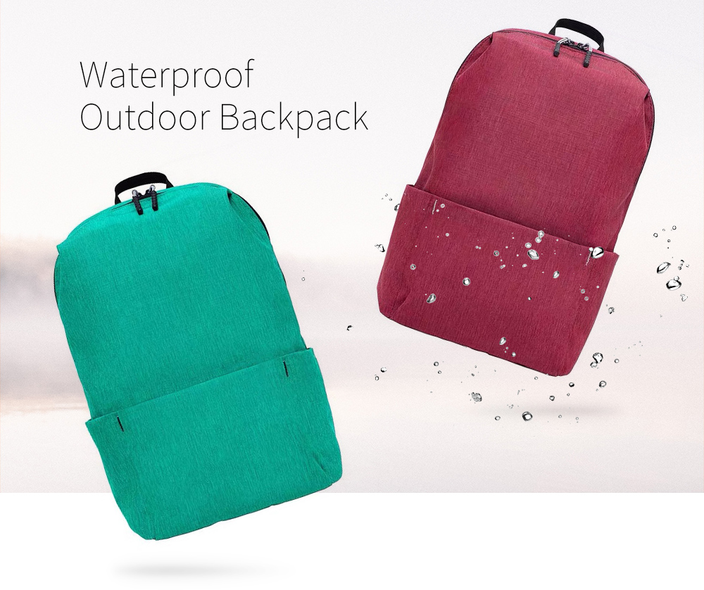 Colorful Waterproof Outdoor Casual Backpack - Yellow Waterproof Outdoor Backpack