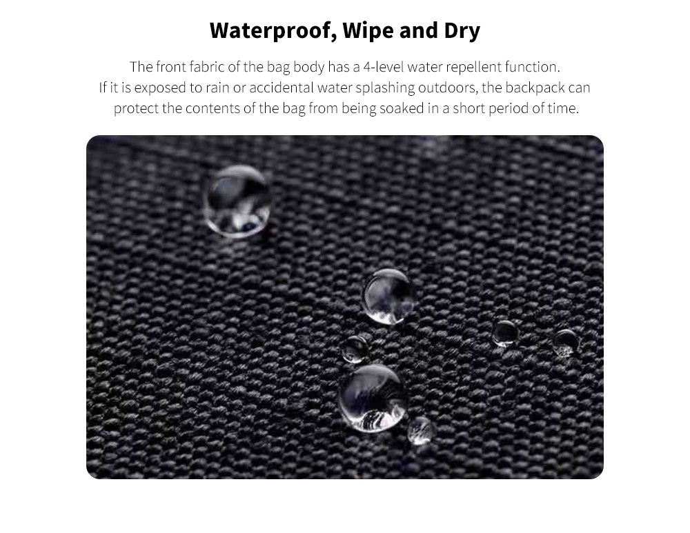 Colorful Waterproof Outdoor Casual Backpack - Yellow Waterproof, Wipe and Dry