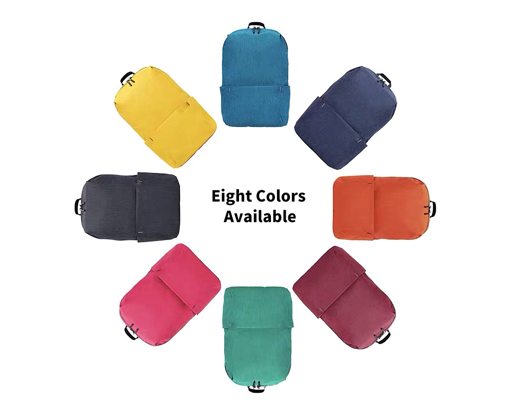 Colorful Waterproof Outdoor Casual Backpack - Yellow Eight Colors Available