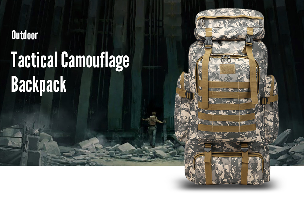 Outdoor Mountaineering Bags Tactical Camouflage Backpack