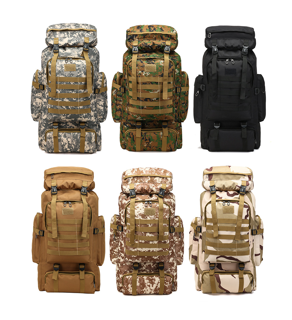 Outdoor Mountaineering Bags Tactical Camouflage Backpack Colors